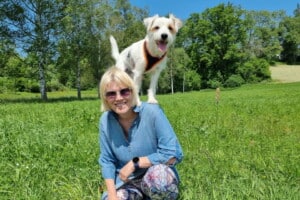 Foto: Silke Balk mit Hund